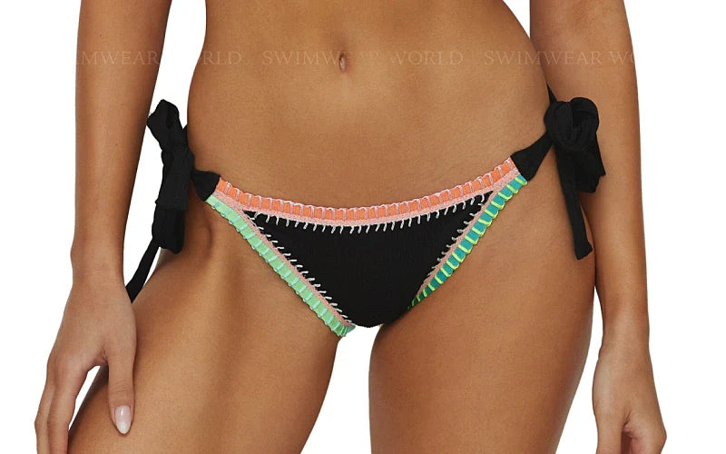 Crochet Trim-Crochet Trim Tie Bikini