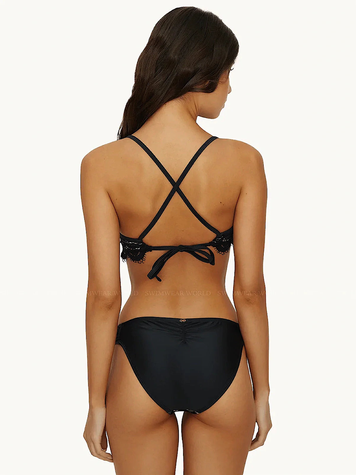 Lace Bralette-Lace Fanned