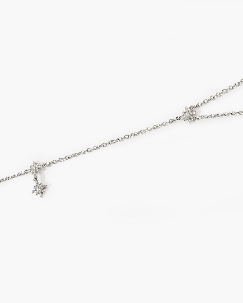 Twinkle Body Chain In Silver